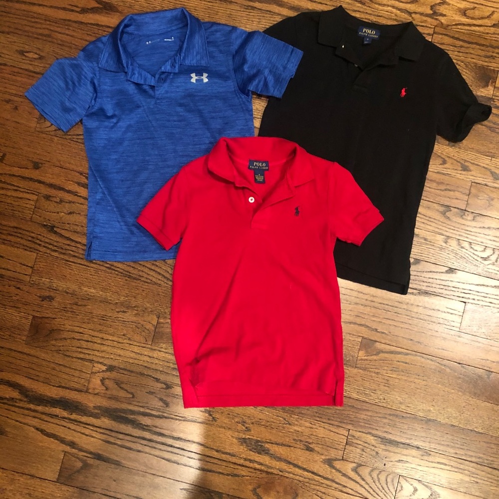 Boys Polo Short Sleeve Shirts
